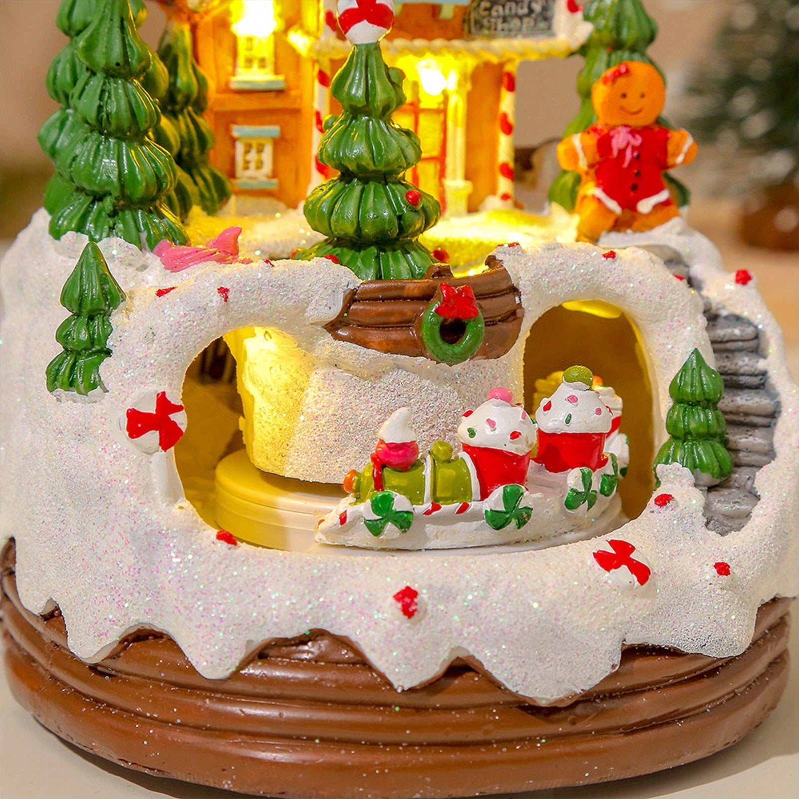 Rotating Luminous Christmas Creative Ornaments